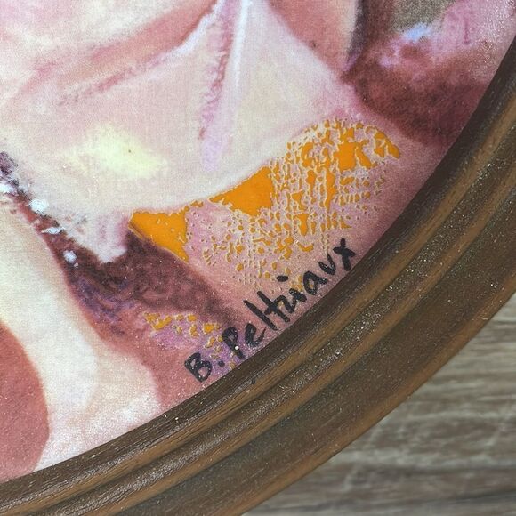 1985 B Peltriaux”Guignol au Luxembourg” Collectors Plate, Children atPuppet Show - Picture 3 of 4